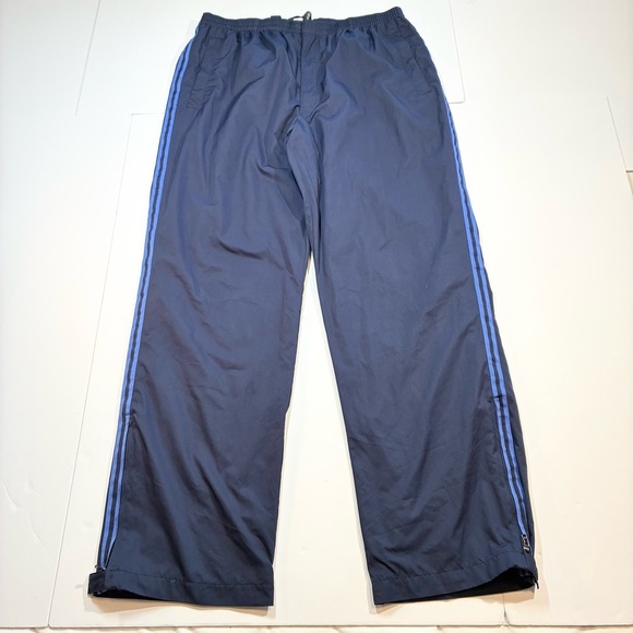 Polo Ralph Lauren Mens Track Pants Size XXL Navy/Royal Blue Mesh Lined Ankle Zip - Picture 1 of 9